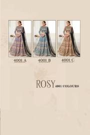 Aawiya  Rosy 4001 Colours 